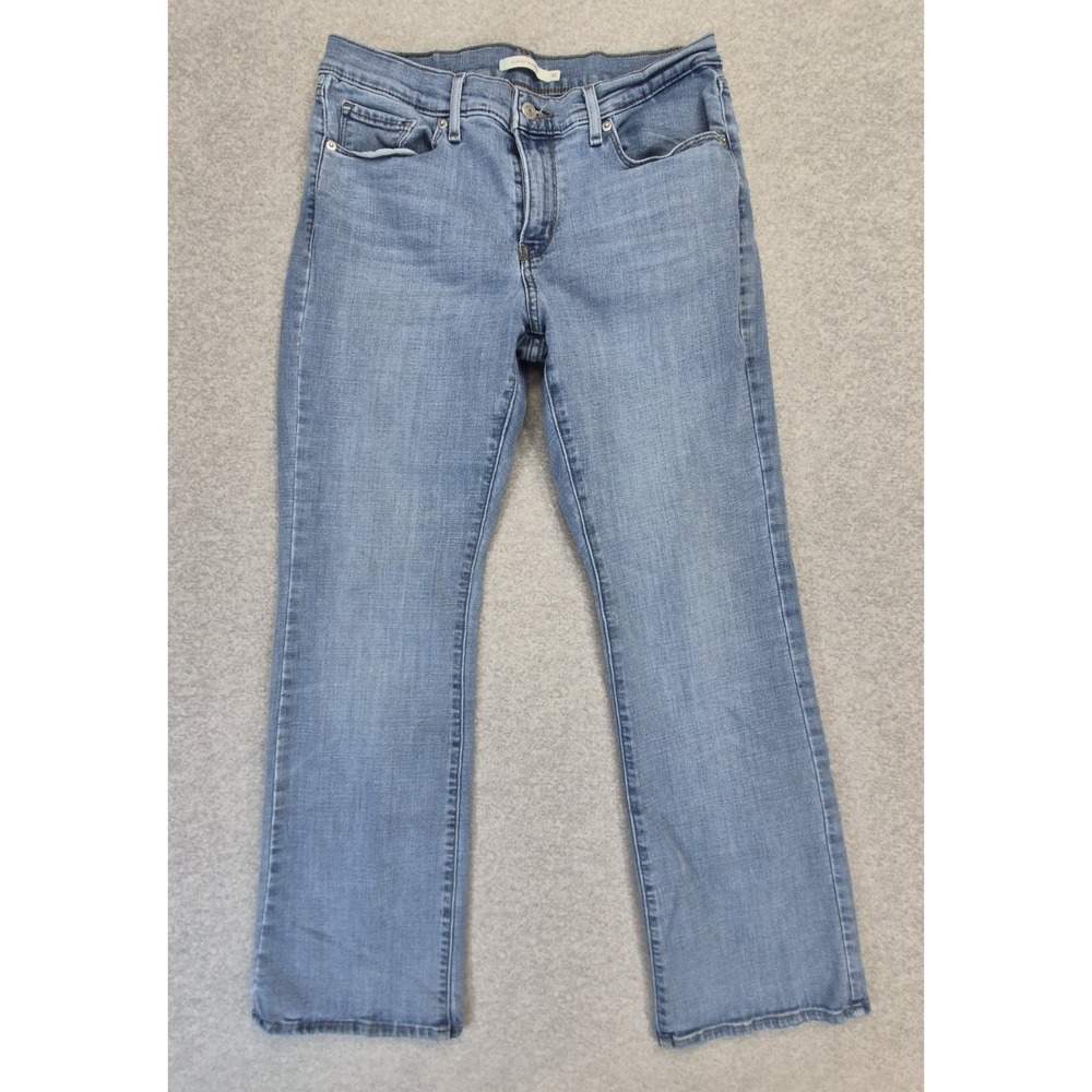 Levi's Women's 10M Classic Bootcut Jeans Medium Wash Blue Denim Stretch 30x30